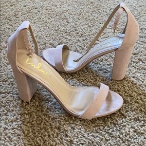 Lulus Nude Heels